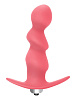 Розовая анальная пробка с вибрацией Lola toys Spiral Anal Plug 5005-01lola (12 см)