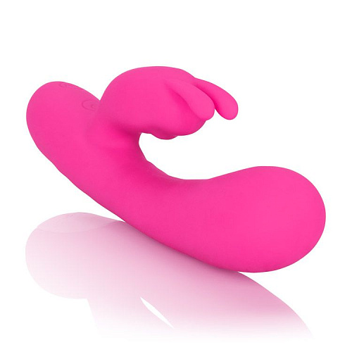 Розовый вибромассажёр California Exotic Novelties Embrace Massaging G-Rabbit SE-4609-45-3