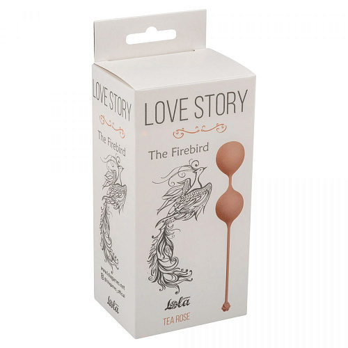 Розовые вагинальные шарики Lola toys The Firebird Tea Rose 3010-02Lola