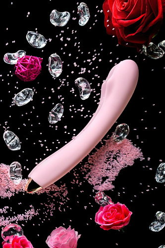 Розовый вибромассажёр Eromantica Kristen 230203 (22,5 см)