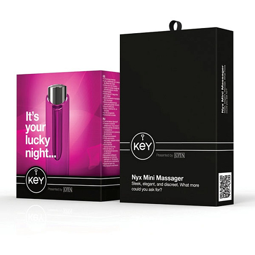 Розовый минивибромассажёр Jopen Nyx JO-8045-00-3