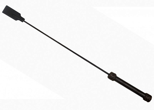 Коричневый профессиональный гладкий стек БДСМ арсенал 911-23 BX DD (77 см)