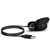 Чёрные анальные бусы с 3 моторами b-Vibe Cinco Anal Beads BV-011-BLK (20,5 см)
