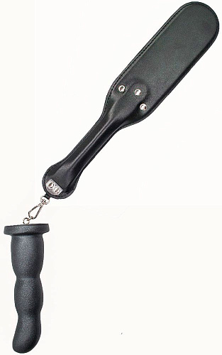 Классическая шлёпалка с анальным плагом LOVETOY (А-Полимер) 520100