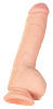 Телесный реалистичный вибратор-ротатор ToyFa Ulric 985003-1 (24 см)