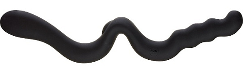 Чёрный дилдо для лесбийских игр Fun Factory New Wave 25308