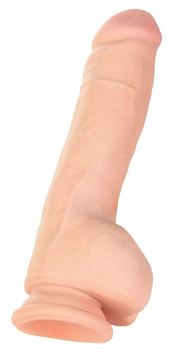 Телесный реалистичный вибратор-ротатор ToyFa Ulric 985003-1 (24 см)