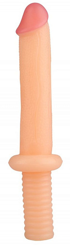 Телесный анальный реалистичный стимулятор Сумерки богов 1015-76 BX DD (31 см)