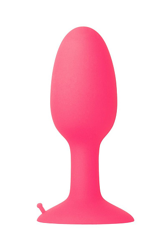 Розовая пробка со встроенным во внутрь стальным шариком POPO Pleasure 731309 (10,5 см)