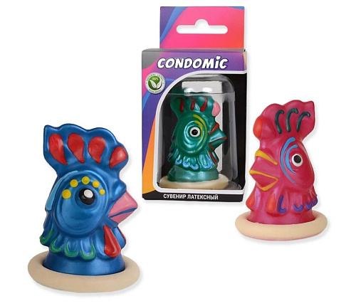 Сувенирный латексный презерватив Sitabella «Какаду» 3247