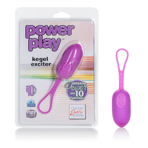 Фиолетовое виброяйцо California Exotic Novelties Power play kegel exciter SE-0066-25-2