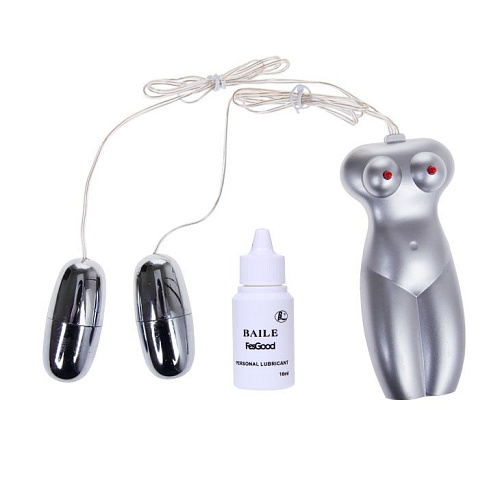 Телесный мастурбатор вагина + анус с голосовым сопровождением и вибрацией Baile BM-009115-1002