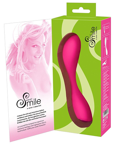 Розовый силиконовый вибратор Orion G-Punkt-Vibrator 05888220000 (16,7 см)