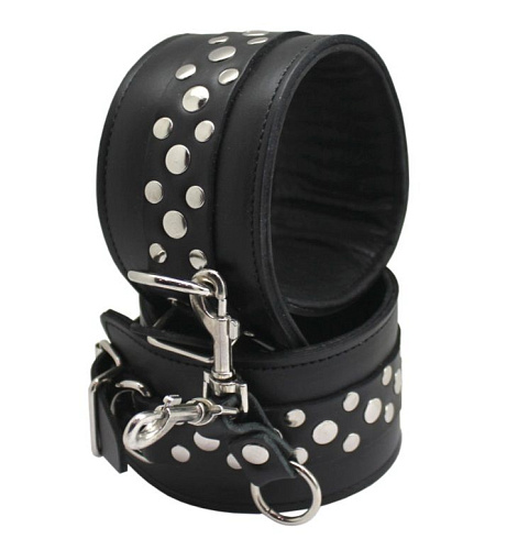 Чёрные поножи на мягкой подкладке Подиум Р254