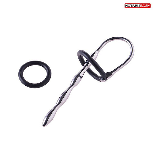 Металлический винтообразный уретральный стимулятор Bior toys NTU-80400