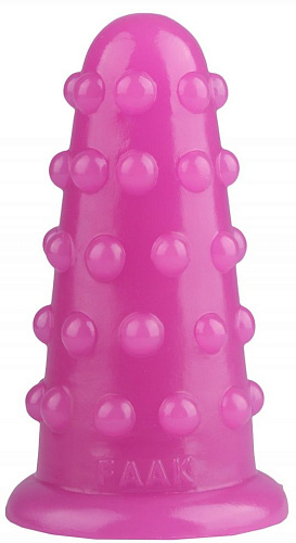 Розовая анальная втулка с шипиками Сумерки богов 1015-93 BX DD (15,5 см)