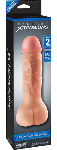 Телесная насадка Pipedream Ass-Fucker Extension PD4126-21