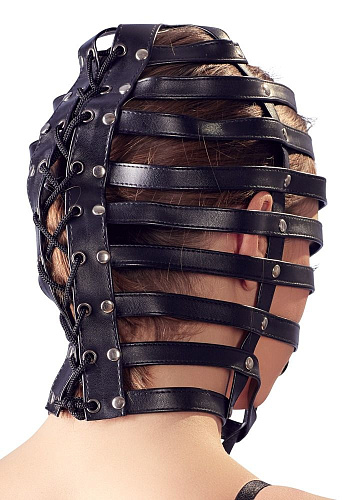 Чёрная маска-клетка Orion Head Mask Cage 24927331001