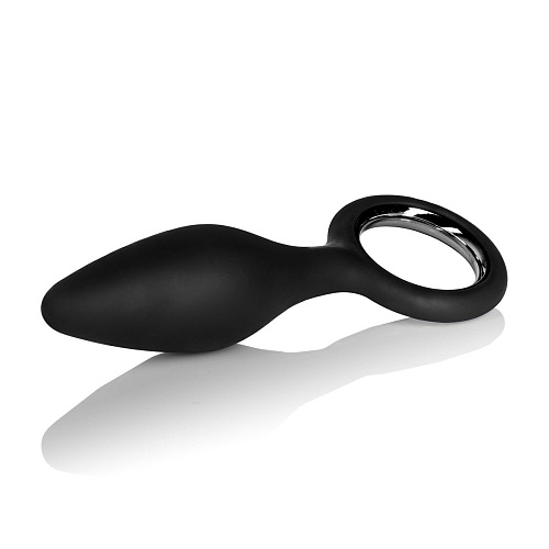 Чёрная анальная пробка California Exotic Novelties Booty Call Booty Slider SE-0394-25-2 (10,3 см)