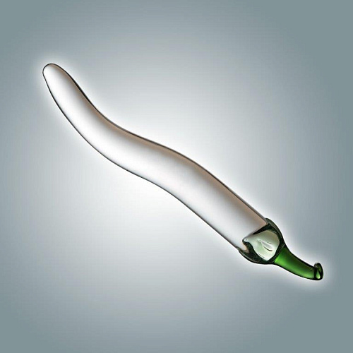 Прозрачный анальный стимулятор в форме перчика Сумерки богов 0074 BX DD (21 см)