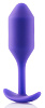 Фиолетовая пробка для ношения b-Vibe Snug Plug 2 BV-008-PUR (11,4 см)