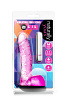 Розовый вибратор-реалистик Blush Novelties Vibrating Ding Dong BL-53700 (16,5 см)