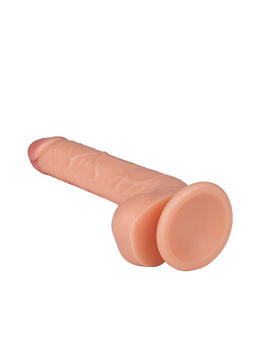 Большой фаллоимитатор телесного цвета на присоске Bior toys Best Boyfriend EE-10240