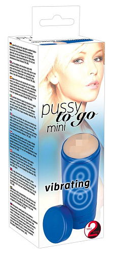 Вибромастурбатор-вагина телесного цвета Orion Pussy to go mini vibrating 0583294
