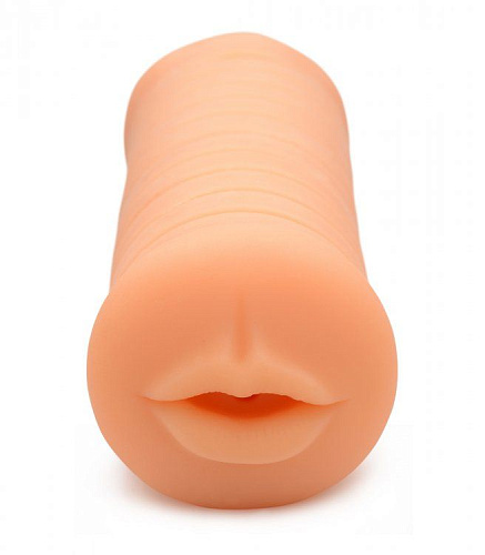 Телесный мастурбатор - анус и ротик XR Brands Stroke-N-GoAE747