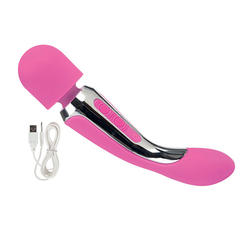 Розовый вибромассажёр California Exotic Novelties EMBRACE BODY WAND SE-4608-05-3