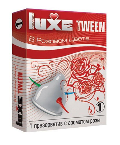 Презерватив с ароматом розы Luxe Tween «В розовом цвете» №1 (1 шт)