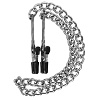 Зажимы на соски с серебристой цепью Blush Novelties Mini Munchers Nipple Clamps 520059