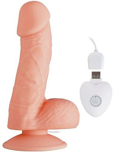 Телесный вибратор Howells SEDUCER 20 Function Ballsy Stud 170314Flesh (16,5 см)