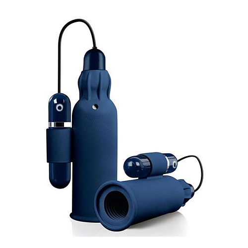 Синий мастурбатор с вибрацией NMC TREMBLE STROKER 150209