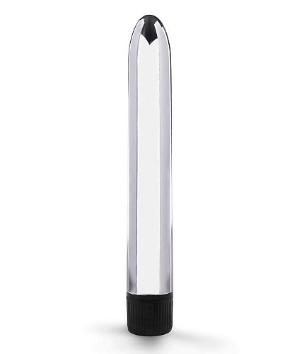 Чёрный гладкий вибратор Brazzers BRV016 (15,5 см)