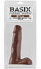 Коричневый фаллоимитатор Pipedream Basix Rubber Works 8 Dong PD4205-29 (19,1 см)