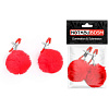 Зажимы для сосков с красным пушком Bior toys NTB-80606