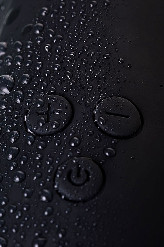 Чёрный вибратор с клиторальным отростком WANAME Gulf 481004 (22,5 см)