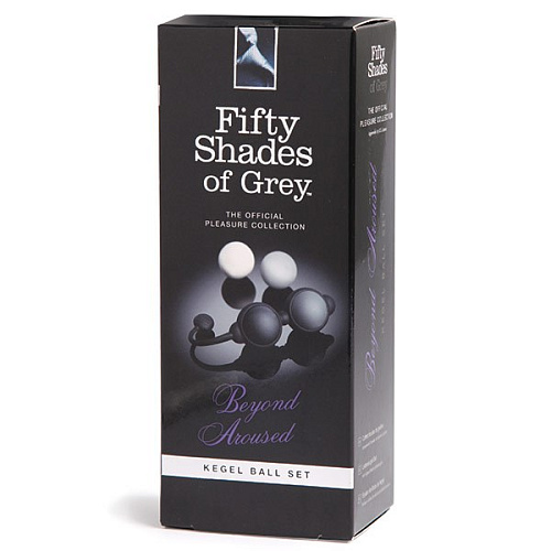 Чёрные вагинальные шарики Fifty Shades of Grey Beyond Aroused FS-52427