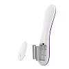 Фиолетово-белый вибратор OVO F3 WHITE/PURPLE (22,5 см)