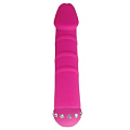 Розовый вибратор Howells SPARKLE SUCCUBI VIBRATING DONG 91017Pink (14,5 см)