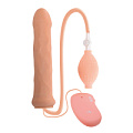 Телесный вибратор-фаллос с функцией расширения Toyz4lovers INFLATABLE PENETRATOR VIBE T4L-00903229 (16 см)