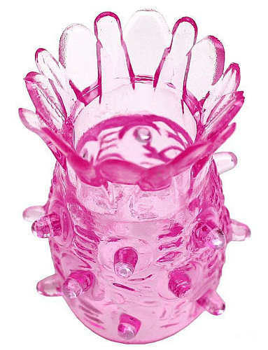 Сквозная насадка разноцветная Eroticon «Ананасик» 31017 (5 см)