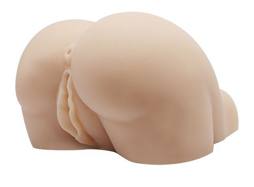Аппетитная попочка с вибрацией в телесном цвете Baile BM-009190-1