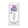 Прозрачная анальная пробка прозрачная NS Novelties Jelly Rancher T-Plug Smooth NSN-0451-11 (11 см)