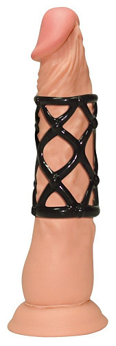 Чёрная насадка-сетка на пенис Orion Orgasmus Wunder 0516872