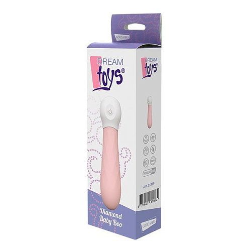 Розовый мини-вибромассажёр Dream Toys Diamond Baby Boo 21389 (11 см)