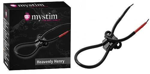 Эрекционное лассо для электростимуляции MyStim HEAVENLY HENRY 46581