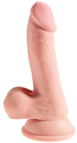 Телесный фаллоимитатор на присоске Pipedream 6,5 Triple Density Cock PD5717-21 (20,3 см)