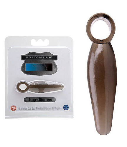 Маленькая анальная пробка с кольцом Topco Sales Finger Rimmers 1003256 (7 см)
